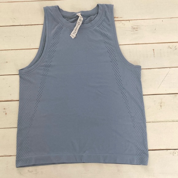 lululemon athletica Tops - Lululemon Swiftly, light blue, tank top, 4